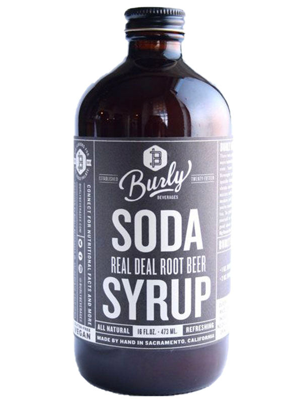 Burly Beverages Real Deal Root Beer Soda Syrup