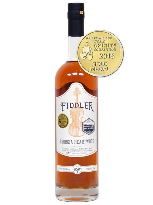 ASW Distillery Fiddler Georgia Heartwood Bourbon Whiskey