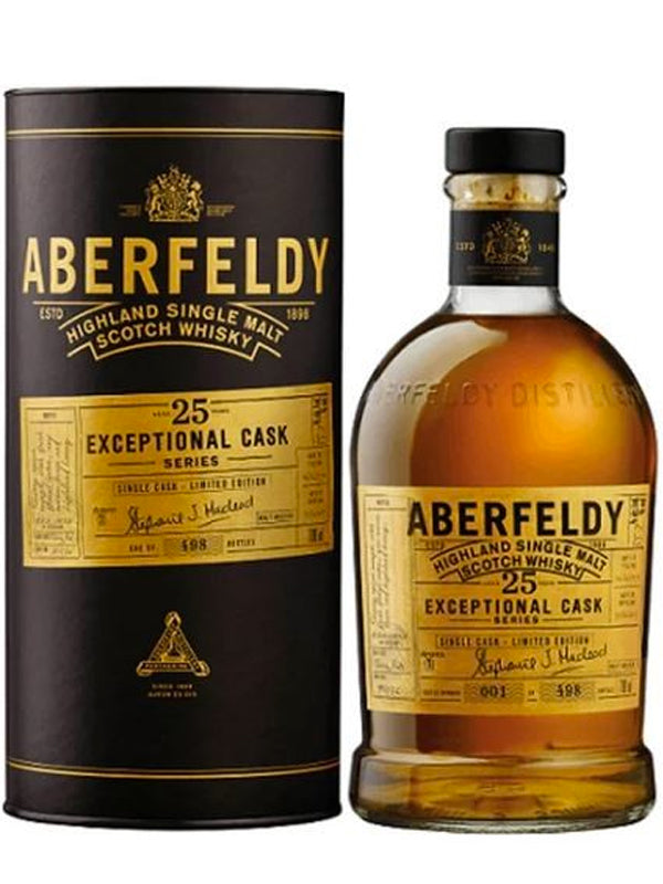 Aberfeldy 25 Year Old Exceptional Cask Series Scotch Whisky