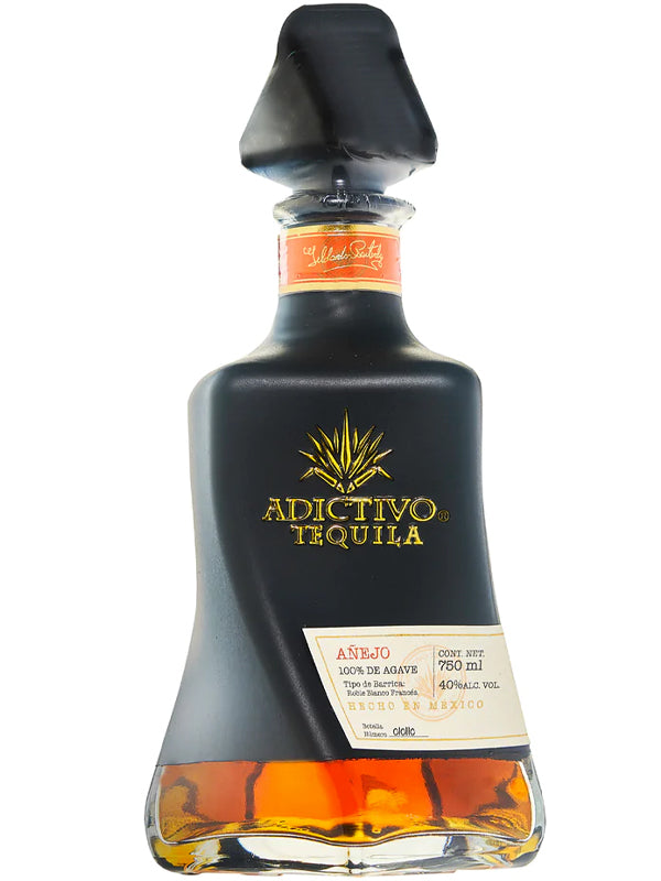 Adictivo Ceramic Black Anejo Tequila