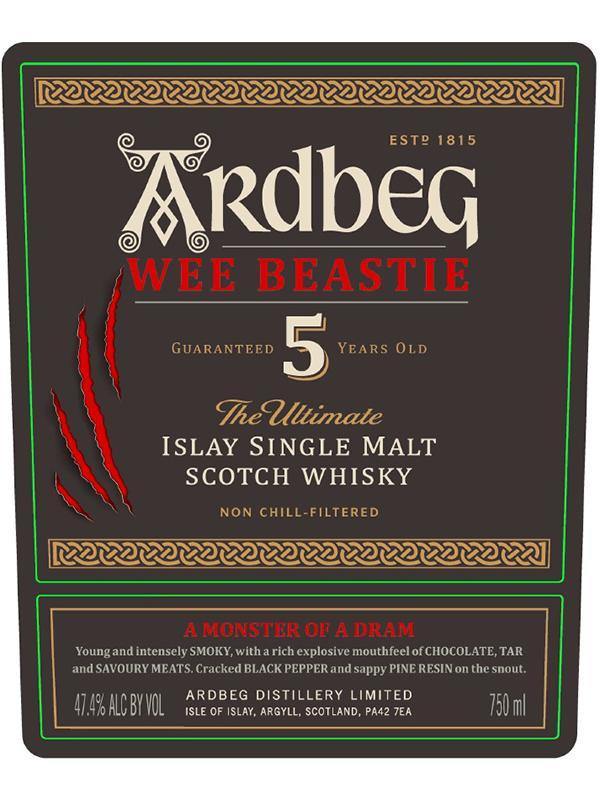 Ardbeg Wee Beastie 5 Year Old Scotch Whisky