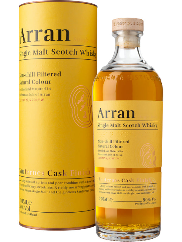 Arran Sauternes Cask Finish Scotch Whisky