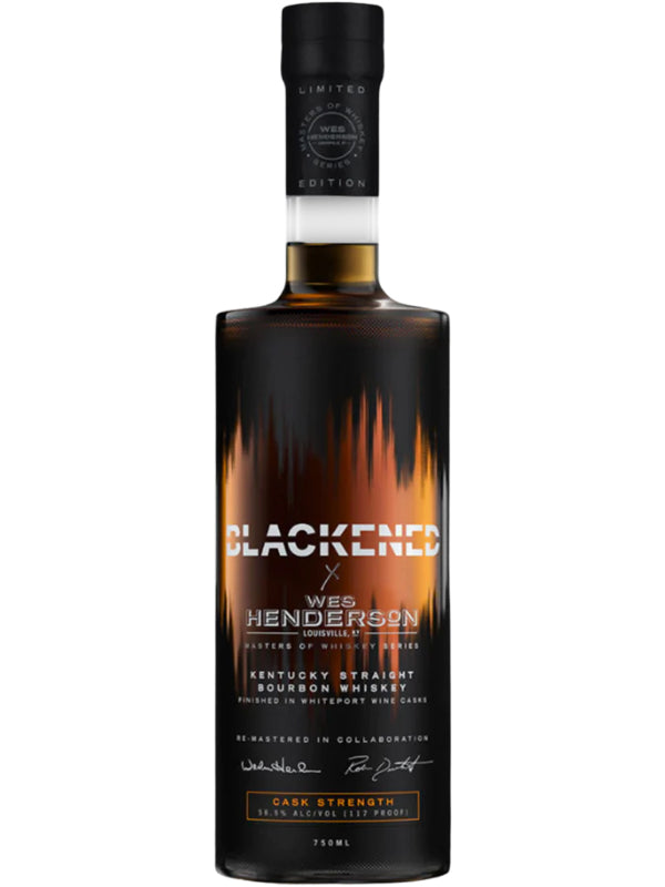 Blackened x Wes Henderson Limited Edition Bourbon Whiskey Finished in White Port Wine Casks