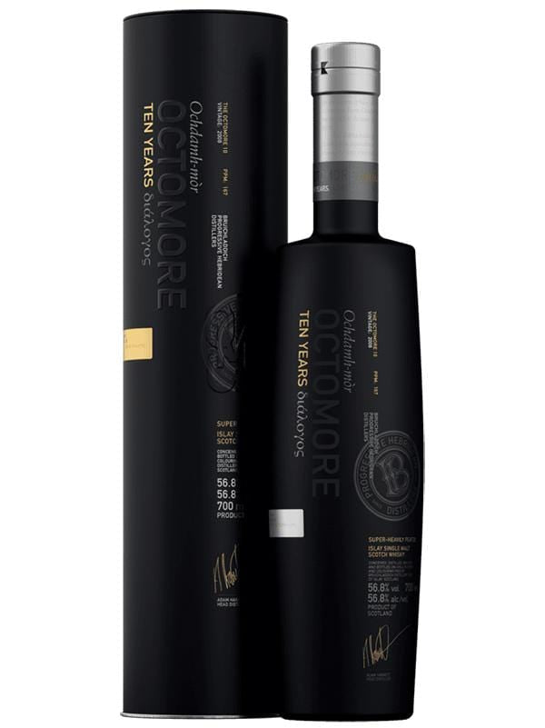 Bruichladdich Octomore 10 Year Old Scotch Whisky Vintage 2008