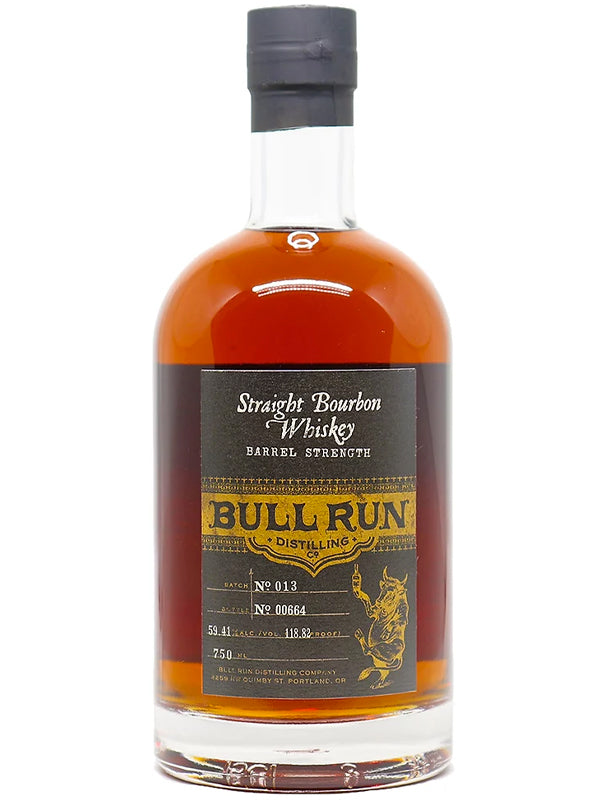 Bull Run Barrel Strength Bourbon Whiskey