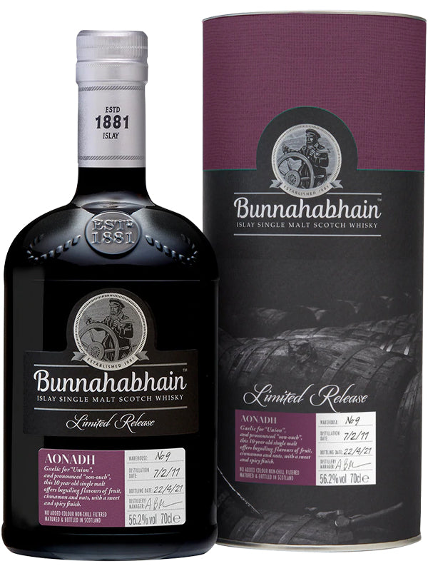 Bunnahabhain Aonadh 10 Year Old Scotch Whisky