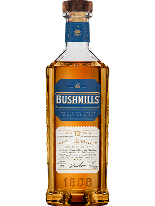 Bushmills 12 Year Old Irish Whiskey