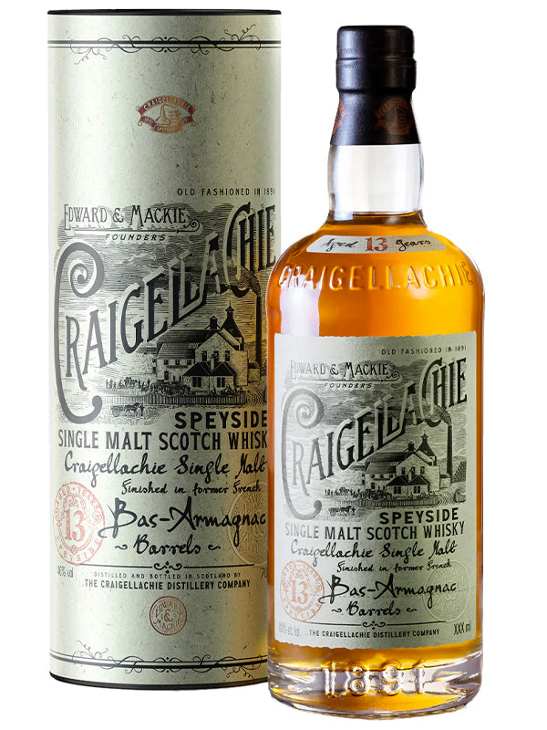 Craigellachie 13 Year Old Bas-Armagnac Cask Finish Scotch Whisky