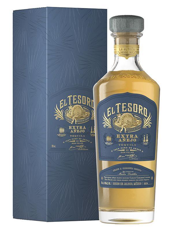 El Tesoro Extra Anejo Tequila Del Mesa Liquor