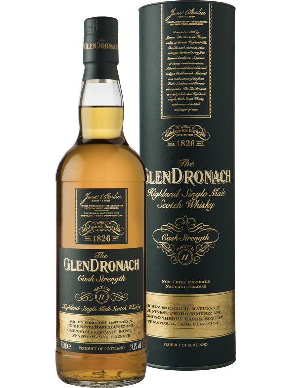 GlenDronach Cask Strength Scotch Whisky Batch 11 | Del Mesa Liquor