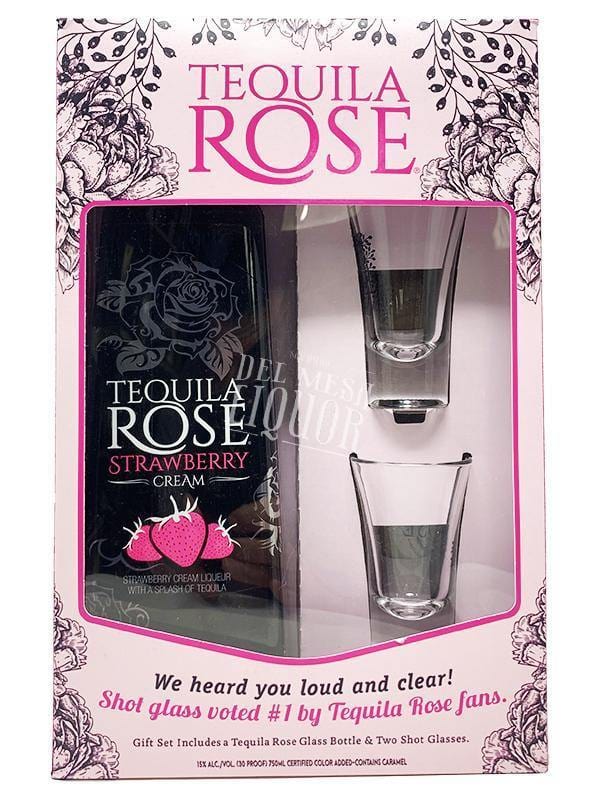Tequila Rose Strawberry Cream Liqueur Gift Set Del Mesa