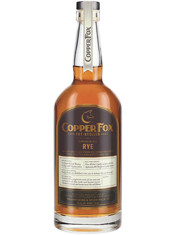 Copper Fox Rye Whiskey