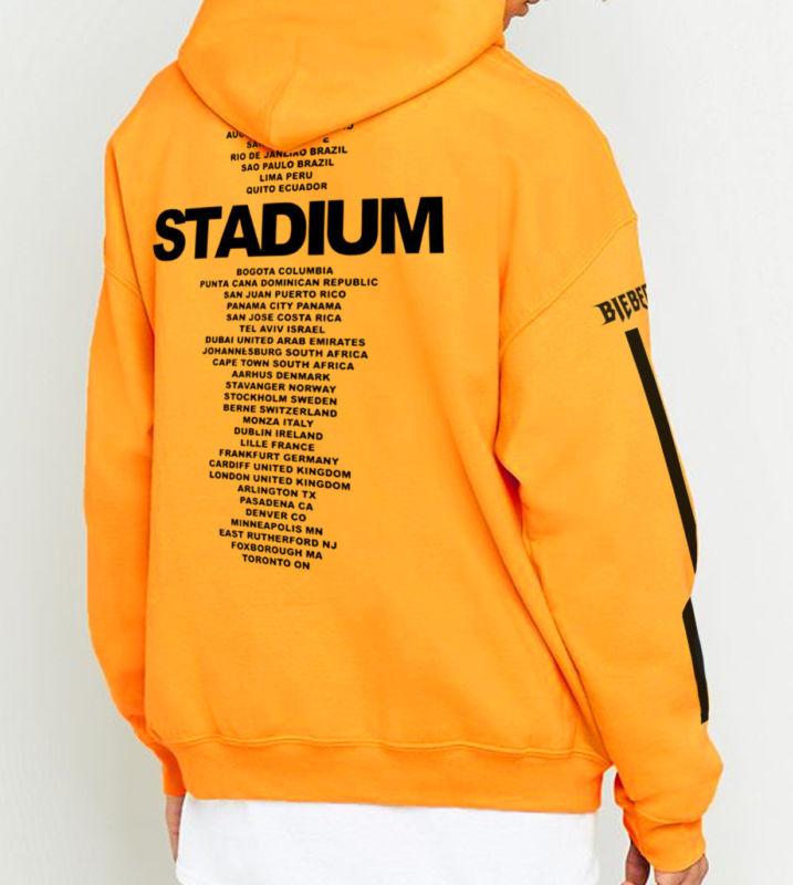 justin bieber hoodie yellow