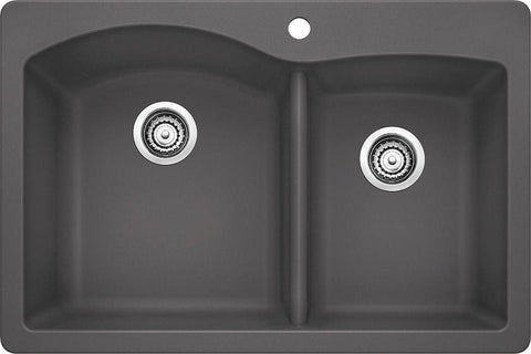 Blanco Diamond 33 Undermount Or Drop In Granite Composite Kitchen Sink 1 3 4 Bowl Silgranit Puradur