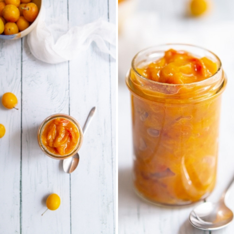 Mirabelle yellow plums compote | Maison Duffour 