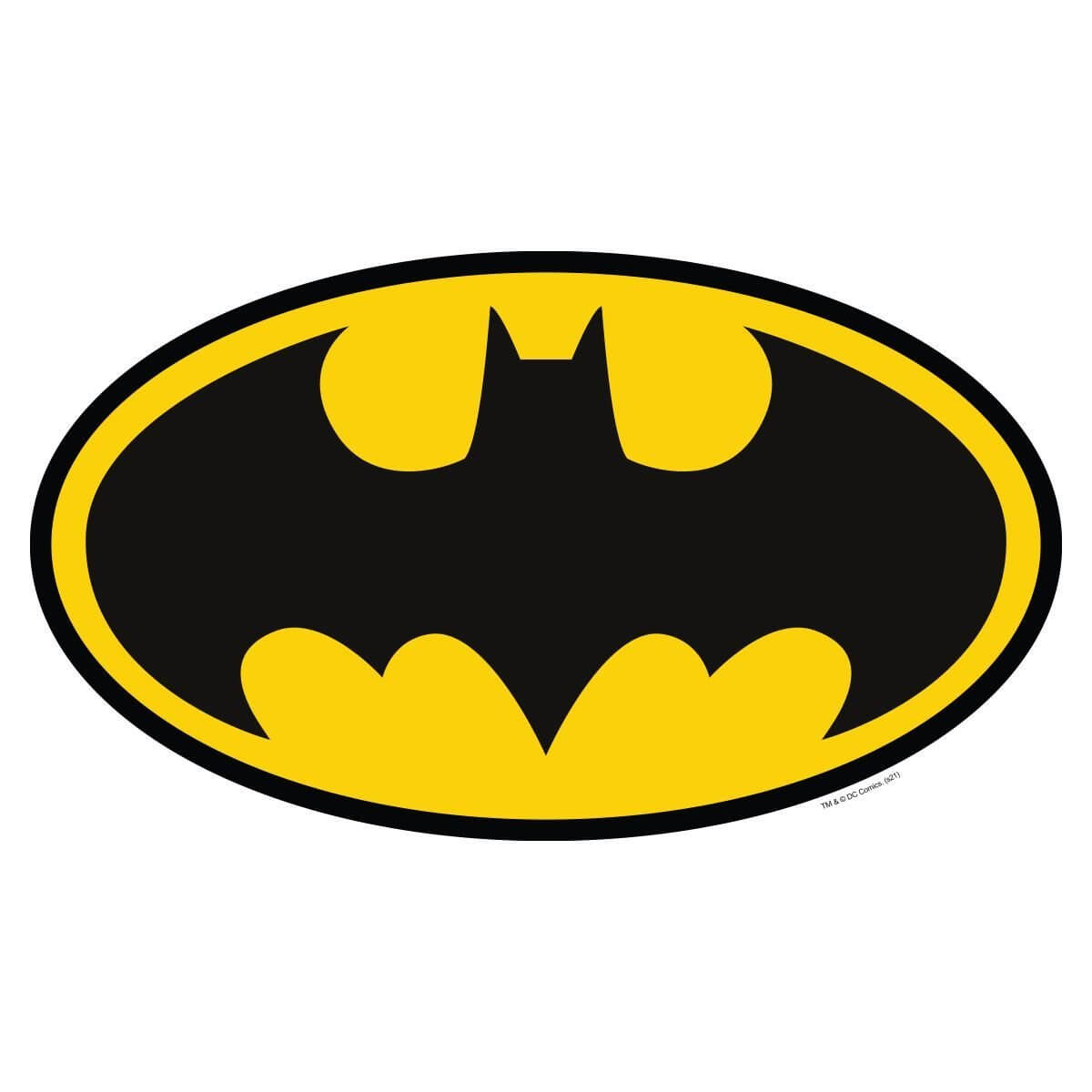 Afleiding Supermarkt Lichaam Batman Logo Licensed Wall Sticker