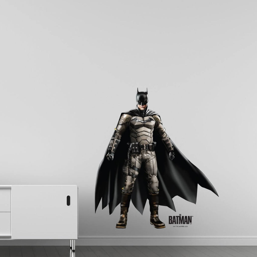 Kismet Decals The Batman 2022 in Combat Armor Licensed Wall Sticker - Easy DIY Home & Kids Room Decor Wall Decal Art - Kismet Decals