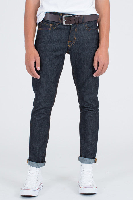 indigo raw denim