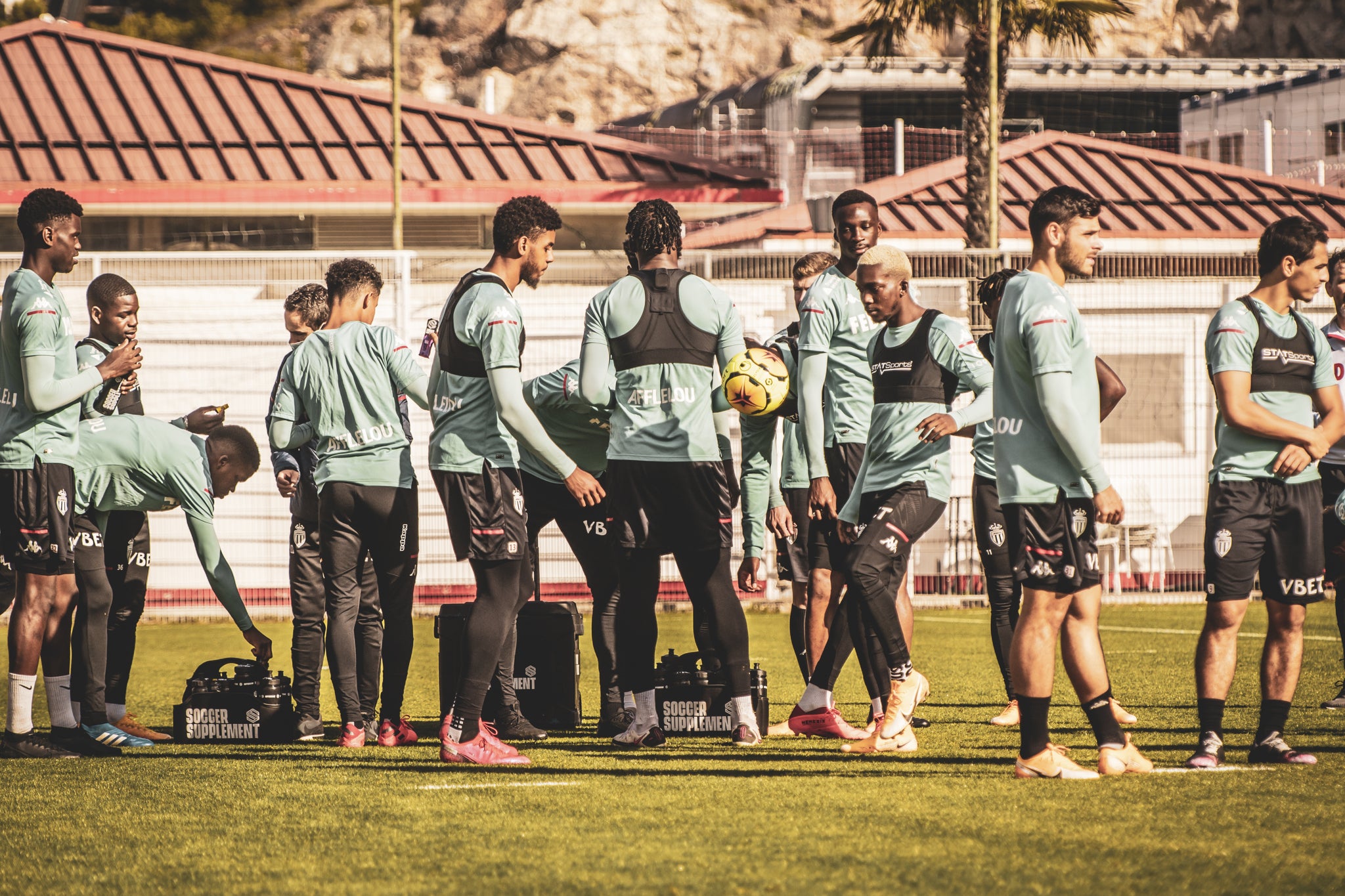 AS Monaco Football Training Cool Down