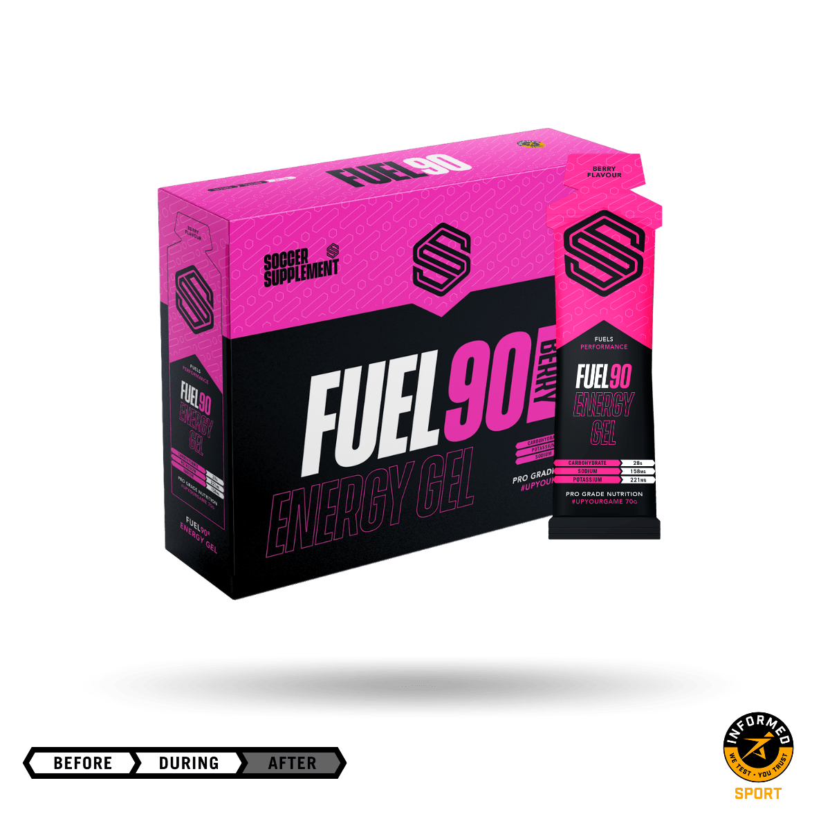 Fuel90 - Mixed Berry - Soccer Supplement product image