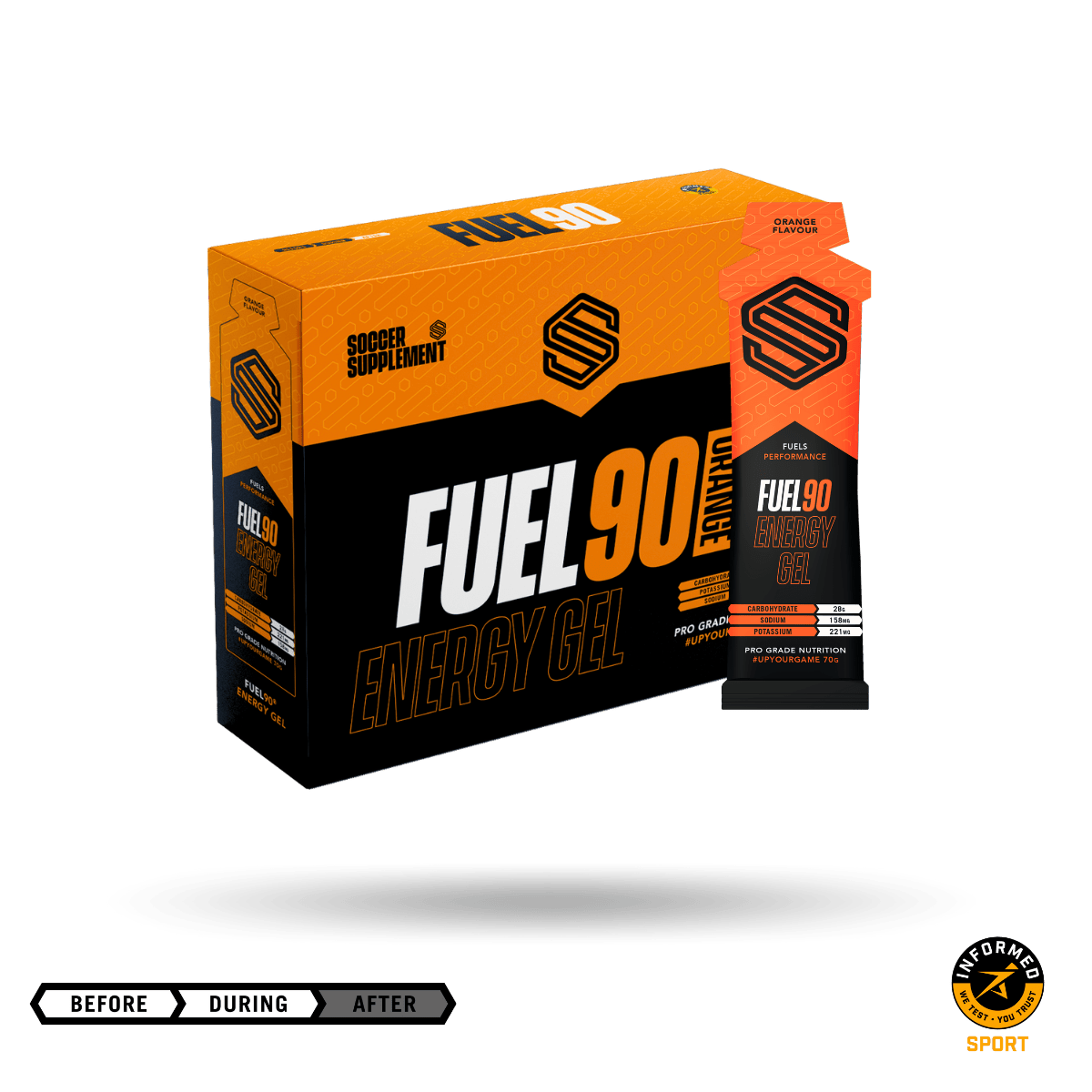 Fuel90 - Orange - Soccer Supplement product image