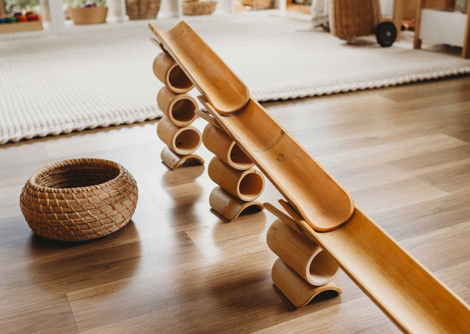 Explore Nook - Bamboo Construct and Roll - Ball Run