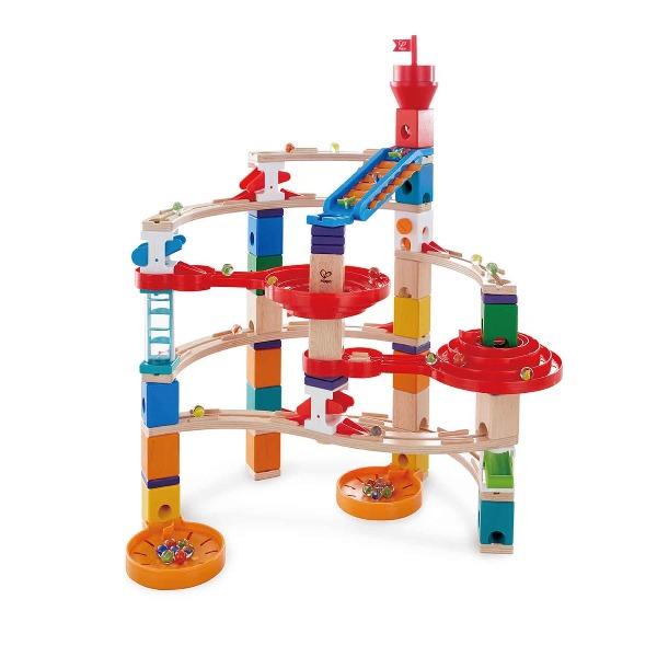 hape marble run quadrilla