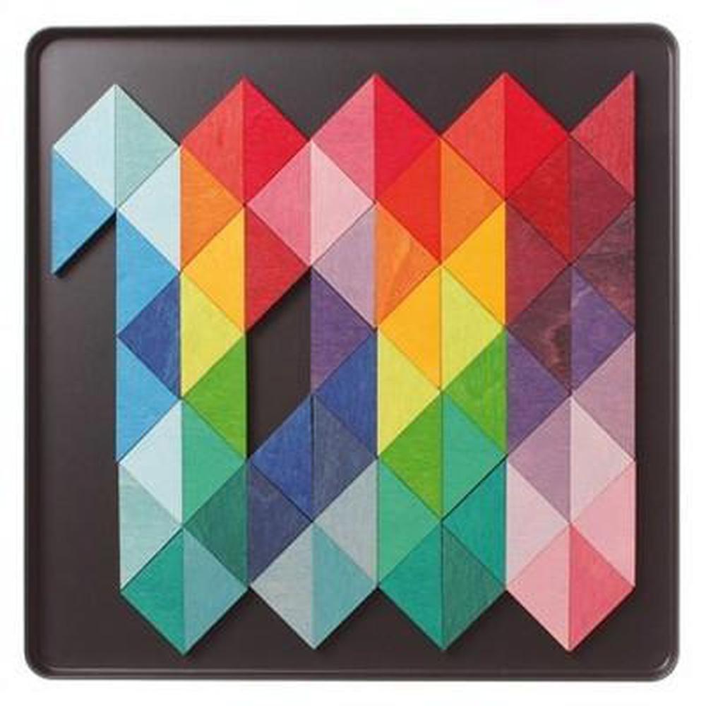 Grimm's - Magnet Puzzle - Triangle – The Creative Toy Shop
