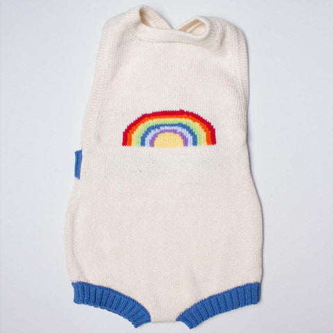 Organic Rainbow Baby Romper