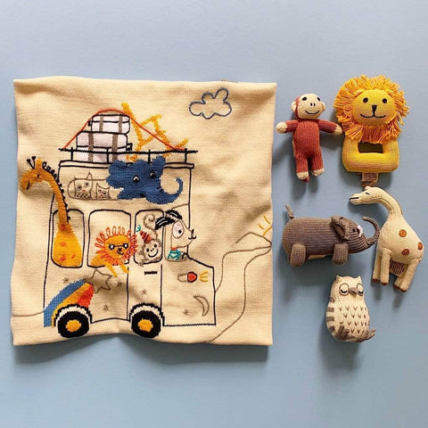 Animal Road Trip Baby Gift Set