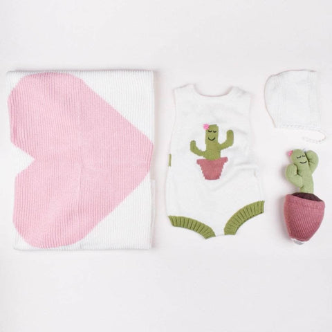 Cactus Themed Baby Gift Set