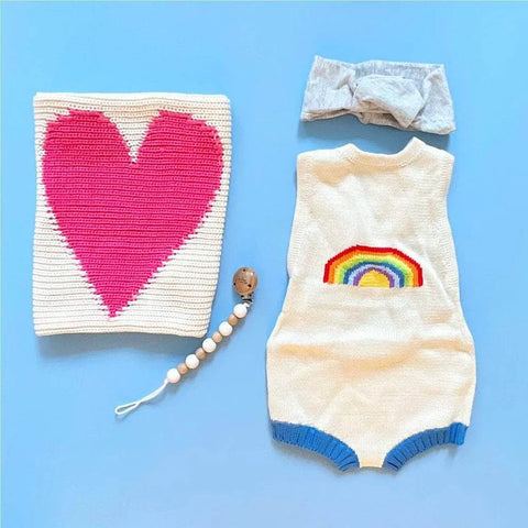 rainbow baby gift set