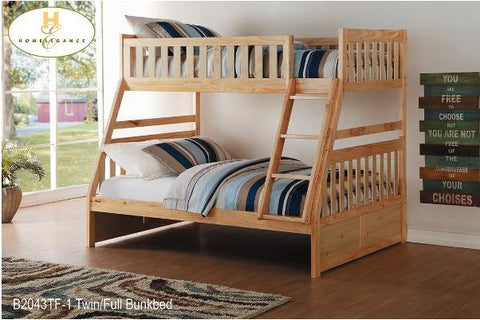 single over double bunk bed with stairs