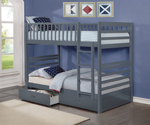 single bunk bed with drawers