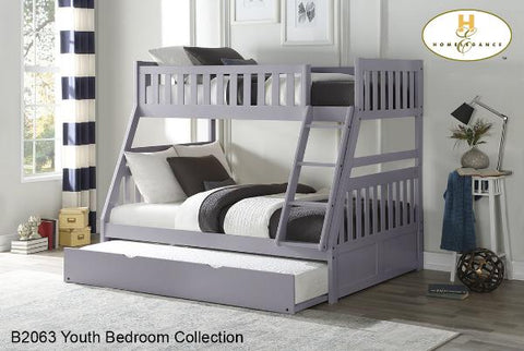 single over double bunk bed with stairs