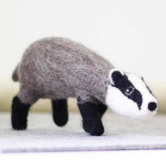 Needle Felted Badger - Hawthorn Handmade