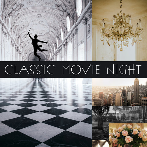 Classic Movie Night - 2021 1st Qtr Sock Club - october house fiber arts journal