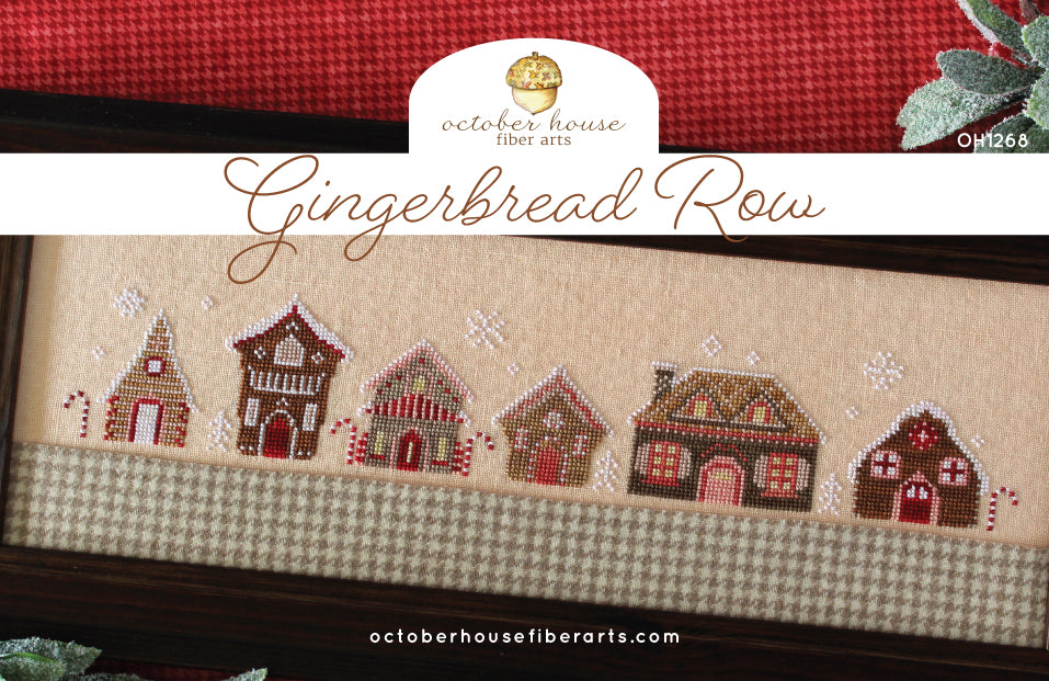 Gingerbread Row - October House Fiber Arts Journal