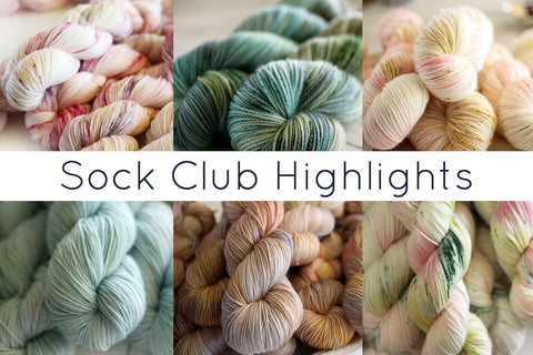 sock club highlights - october house fiber arts journal