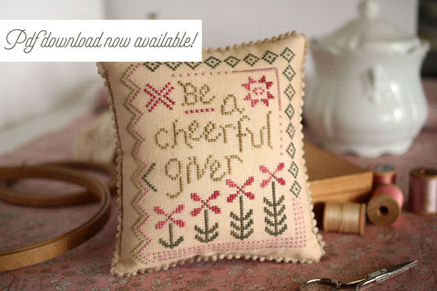 cheerful giver pdf pattern now available - october house fiber arts