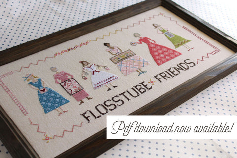 flosstube friends - now available as a pdf download - october house fiber arts