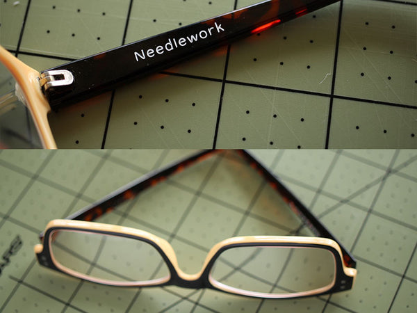 needlework eyeglasses - october house fiber arts tutorials