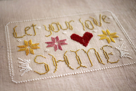 let it shine - october house fiber arts journal