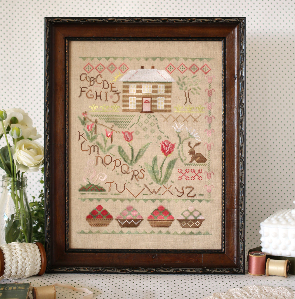 Tulip Cottage - Nashville Needlework Preview 2022 - October House Fiber Arts Journal