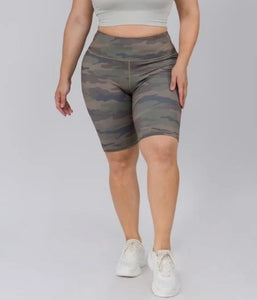 biker shorts camo