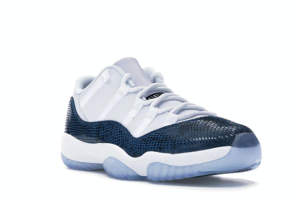 jordan 11 retro low snake navy