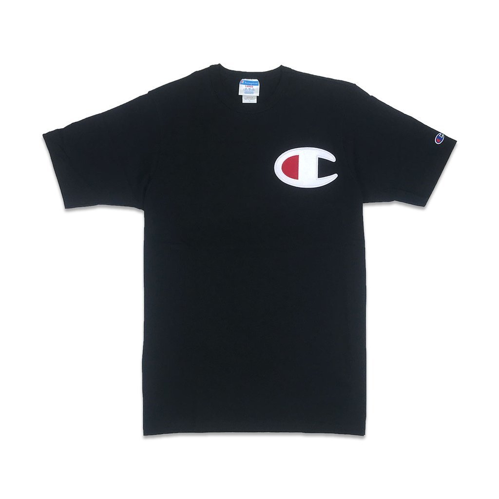 Champion Big C Tee Black – Kickzr4us