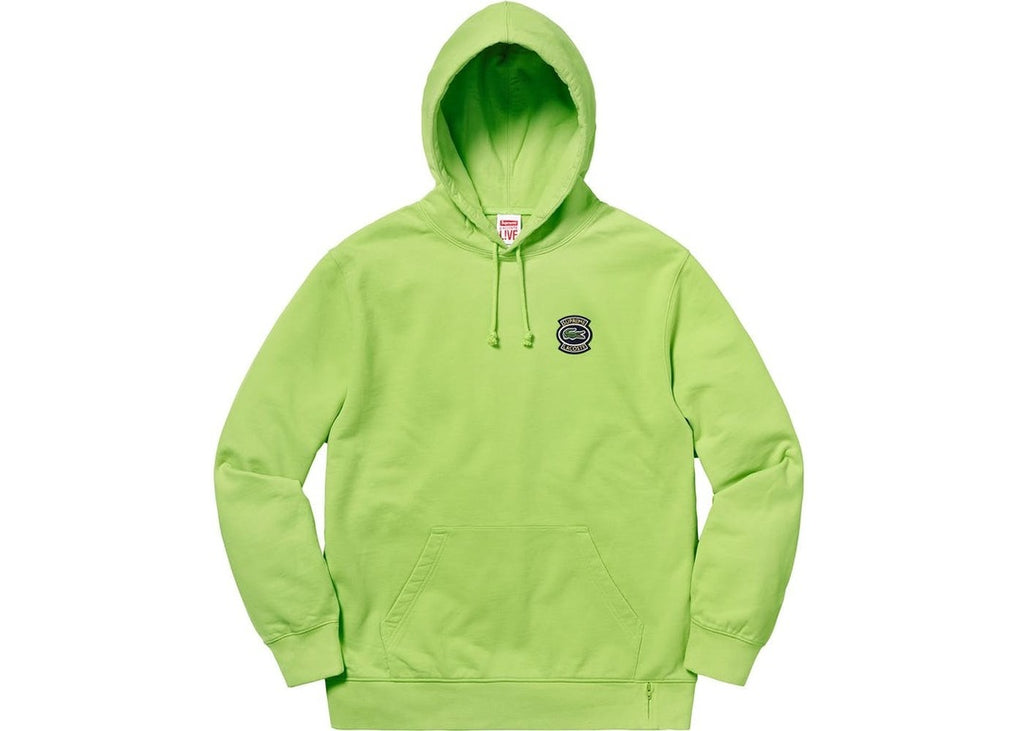 supreme lacoste hooded sweatshirt