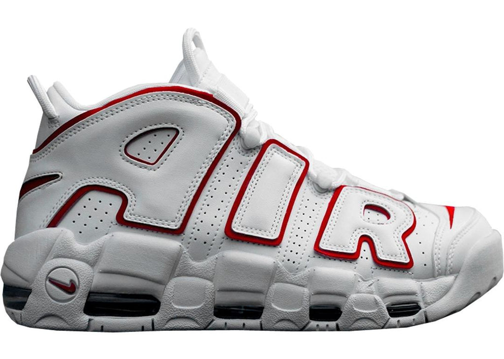 Nike Air More Uptempo White Varsity Red 