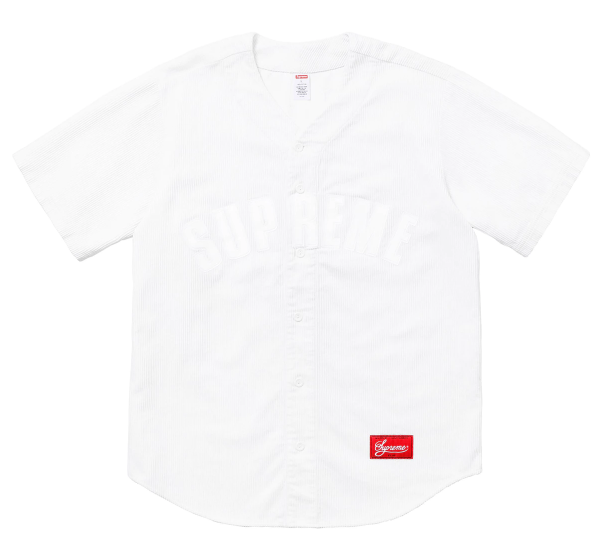 supreme jersey white